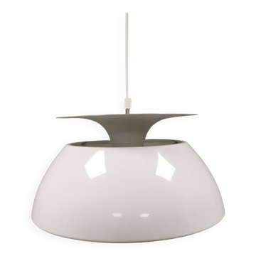 Lampe à suspension Holmegaard, modèle Jutlandia, par Jørgen Høj au Danemark 1974