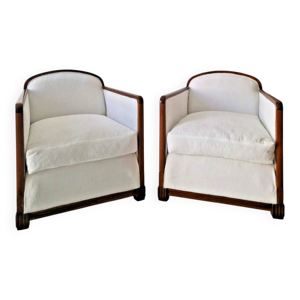 Paire de grands fauteuils - moderne art
