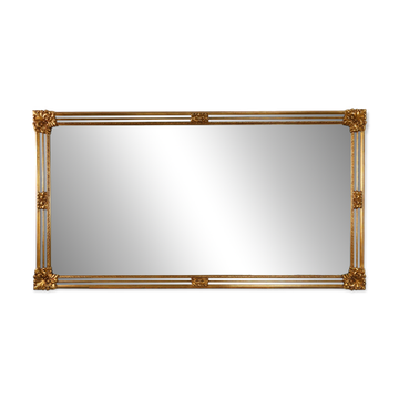20th Century Baroque Revival Mirror by Deknudt in Gilded Resin, Belgium