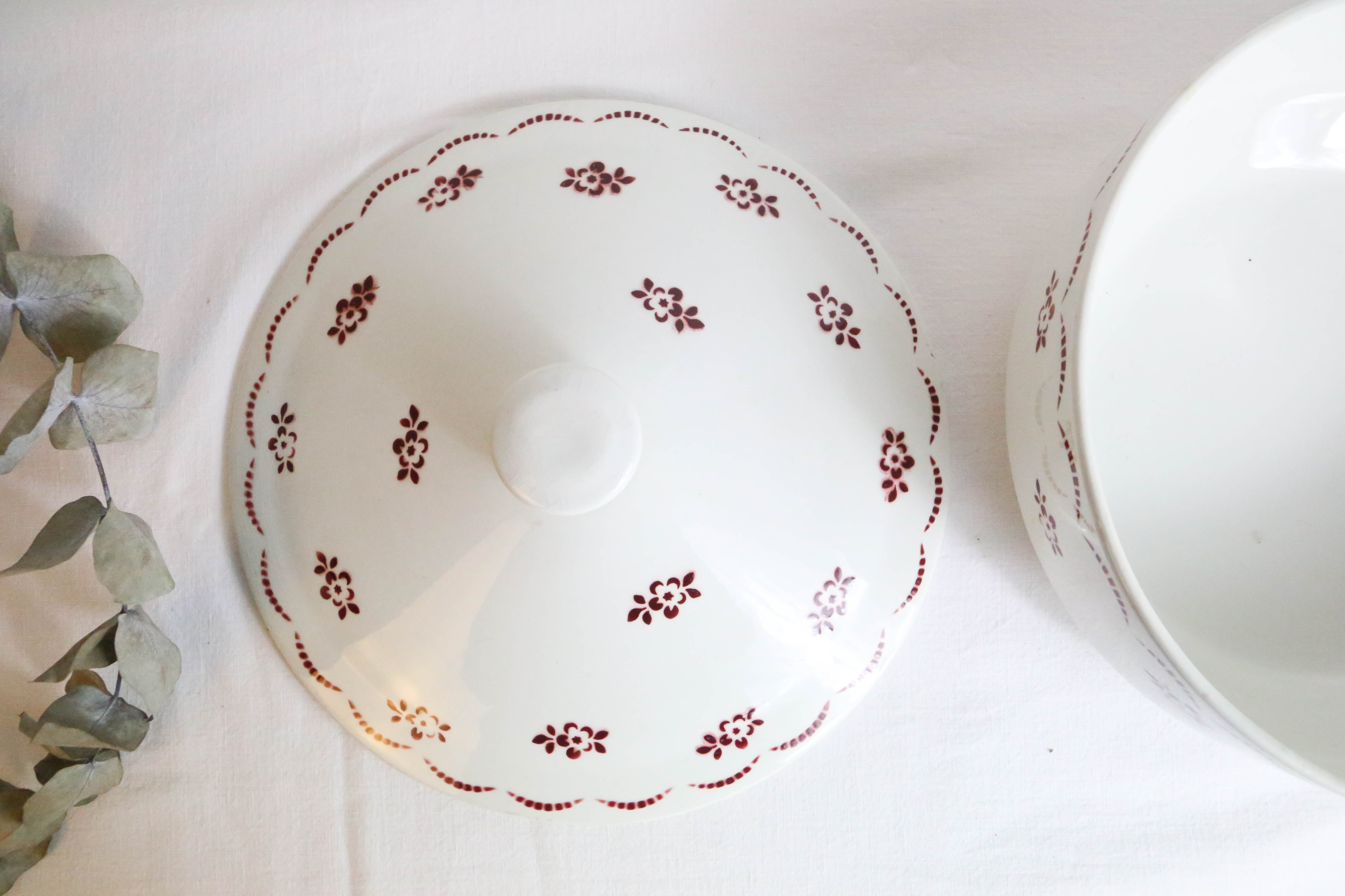 Ceramic soup kitchen, Moulin des Loups, vintage