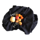 Nappe de campagne en lin noir