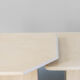 Ensemble de 2 tables basses tables d’appoint en travertin vintage