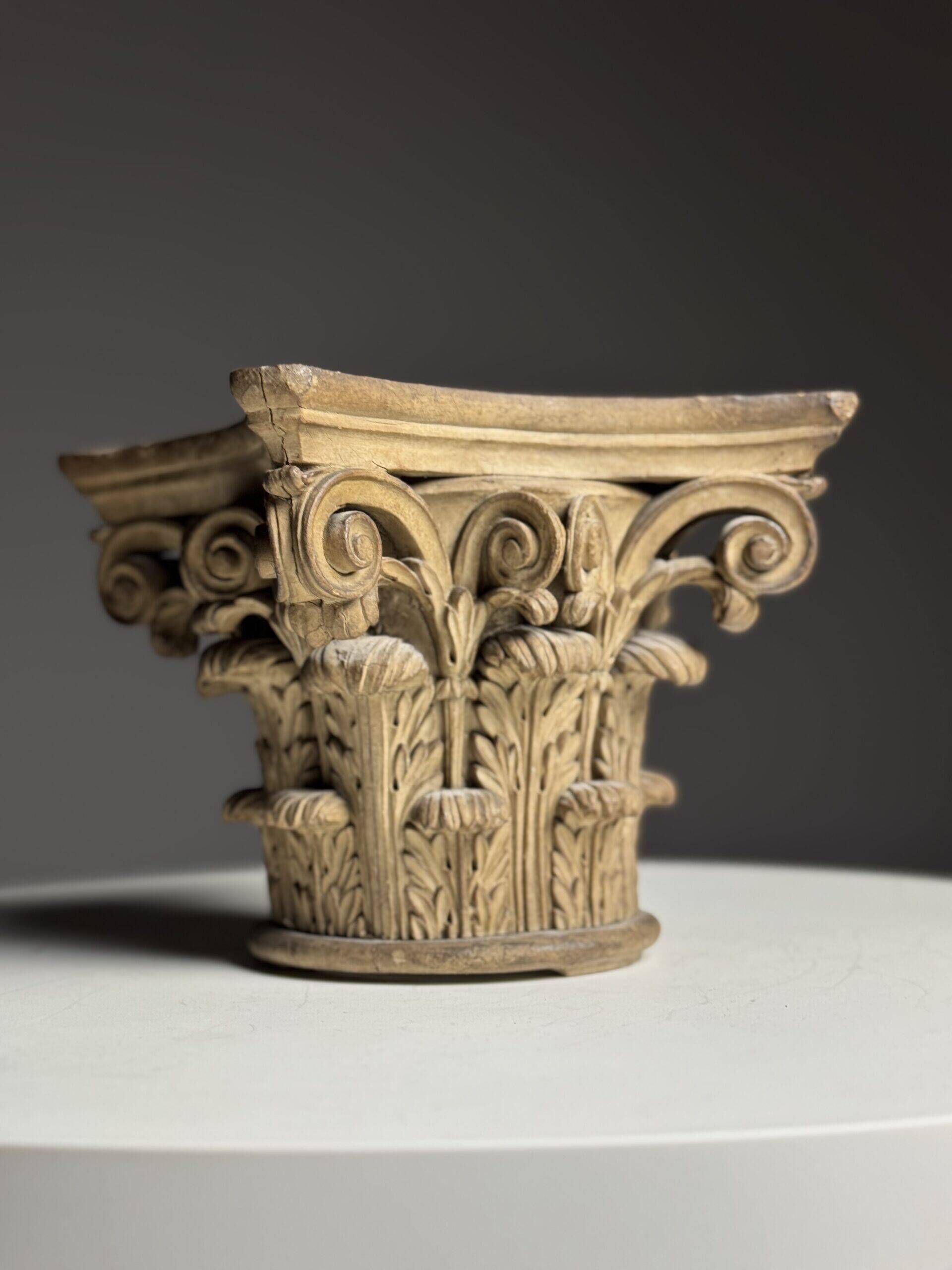 Terracotta capital 19th century