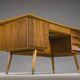 Freestanding Desk in Walnut, 1960s