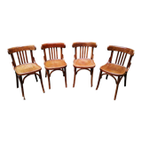 Series of four bistro chairs