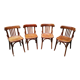 Series of four bistro chairs