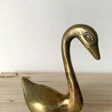 Brass swan
