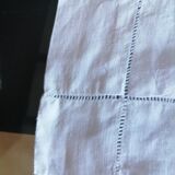 Linen pillowcase embroidered and monogrammed