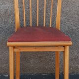 Set of 6 chairs and 2 vintage armchairs