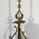 Chandelier With 4 Lights Bronze And Tassels