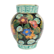 Monaco vase with colorful flower pattern