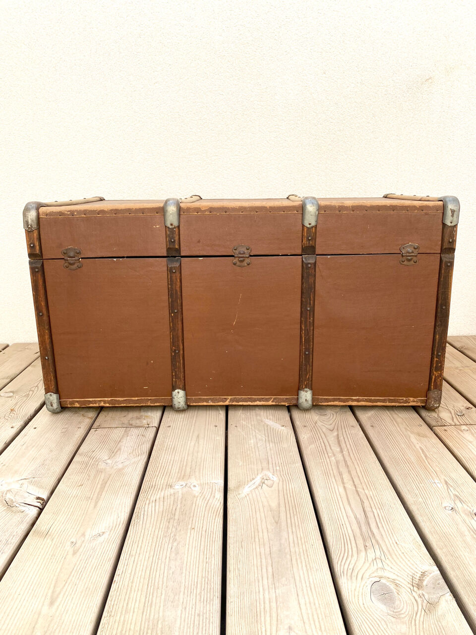 Ancient travel trunk