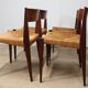 Set of 4 Scandinavian chairs, "Pia" model, by Poul Cadovius, 1960