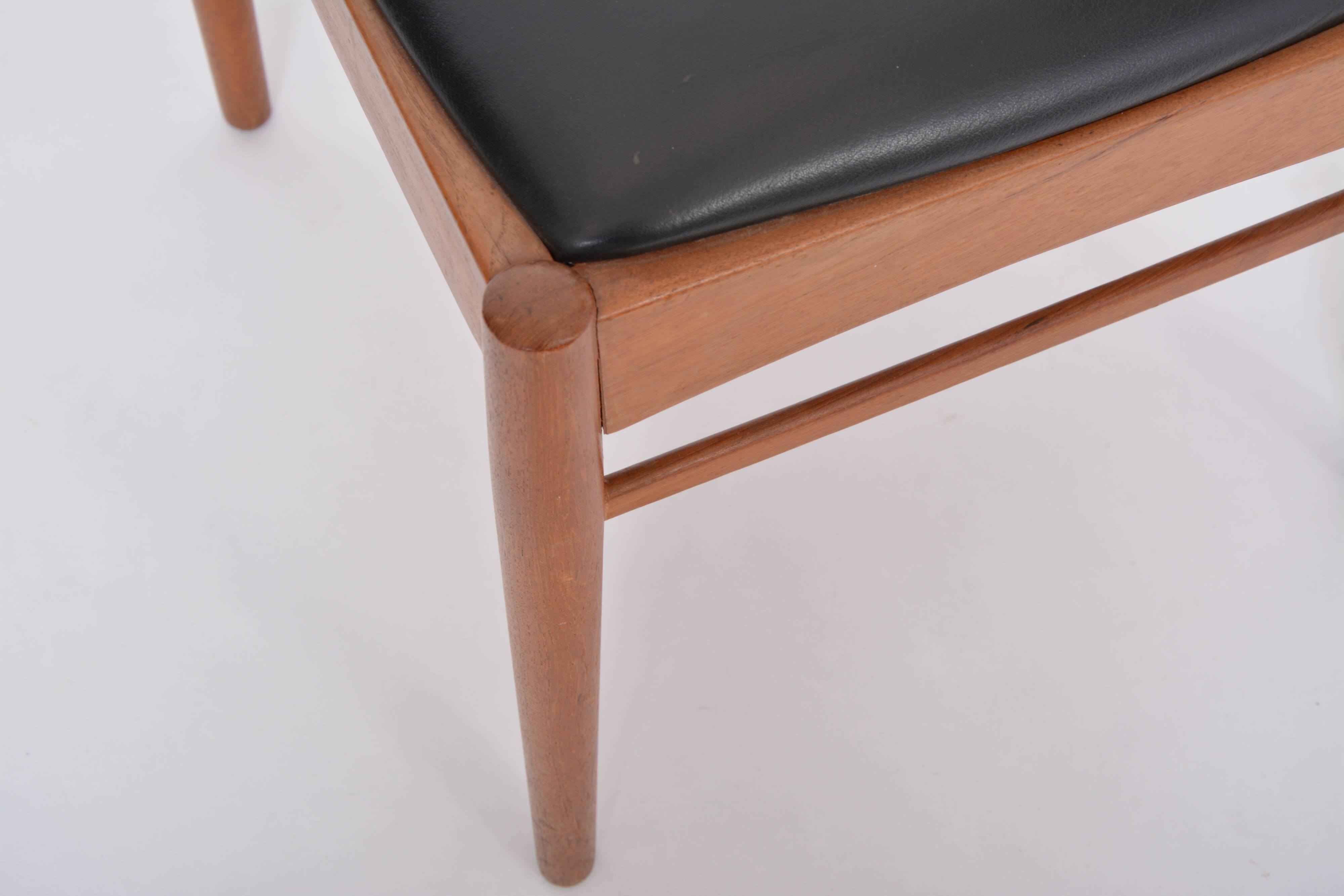 Single Danish Midcentury Modern Teak Chair