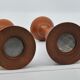 Pair of candlesticks teak