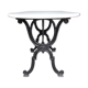 Table bistrot epoque art deco 1930 fonte et marbre
