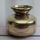 Golden brass vase
