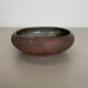 Ceramic studio pottery bowl shell element by gerhard liebenthron, germany, 1970s