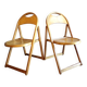 Pair folding chairs Thonet B751