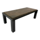 Table basse en granit Hollywood Regency du milieu du siècle par Fedam Design Belgium