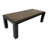 Table basse en granit Hollywood Regency du milieu du siècle par Fedam Design Belgium