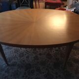 Oval wooden table