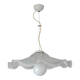 Vintage Murano lamp / swirl glass chandelier / unique hanging lamp 1980's