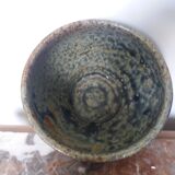 Empty pocket bowl in stoneware signed CG