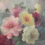 Tableau vintage fleurs