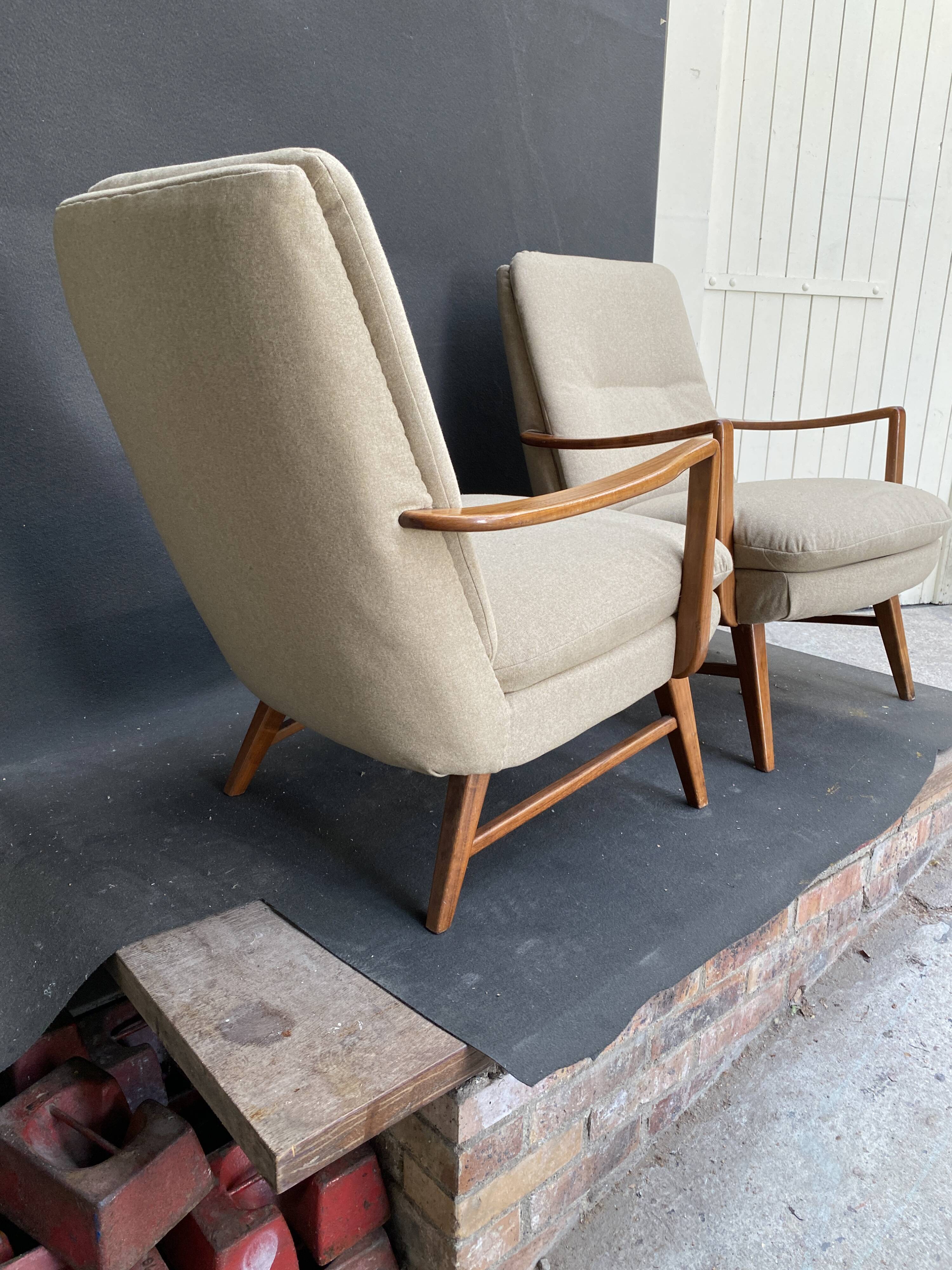 Pair of vintage armchairs