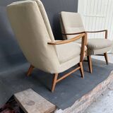 Pair of vintage armchairs