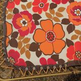Folding bed lafuma vintage flowers