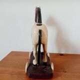 Cheval en bois jouet ancien