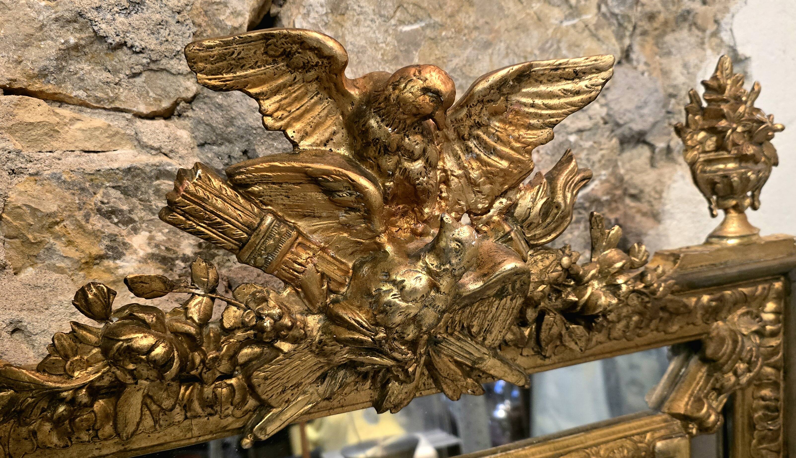 Mirror with parcloses, Napoléon III period