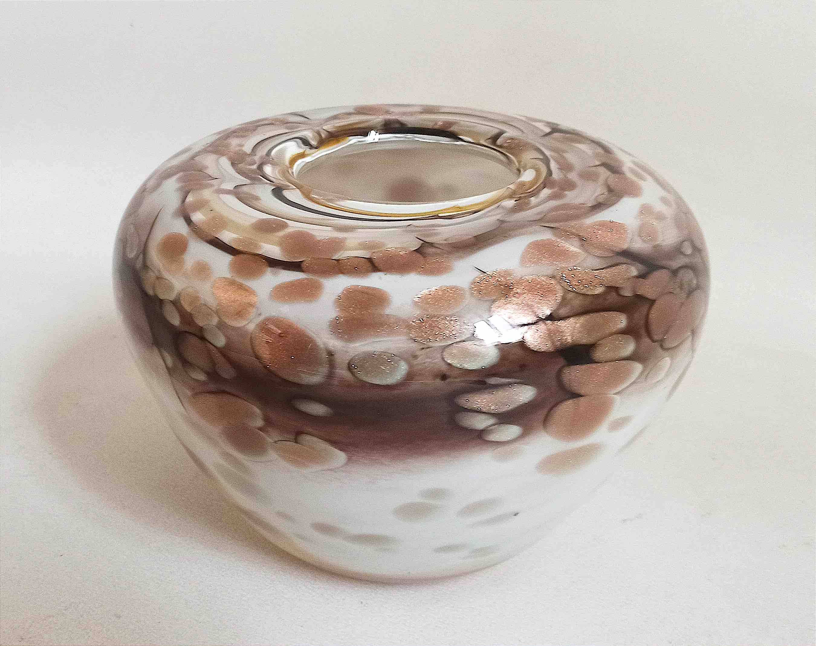 Speckled Murano vase Width 22 cm