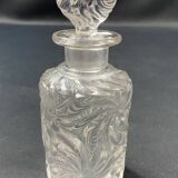 Early 20th century perfume bottle in SAINT LOUIS crystal, Fleurs de violet model