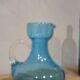 Flacon et carafe bleu vintage