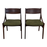 Paire de chaises danoise en palissandre