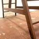 Double library ladder in solid fir 19th century
