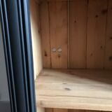 Wooden and black library