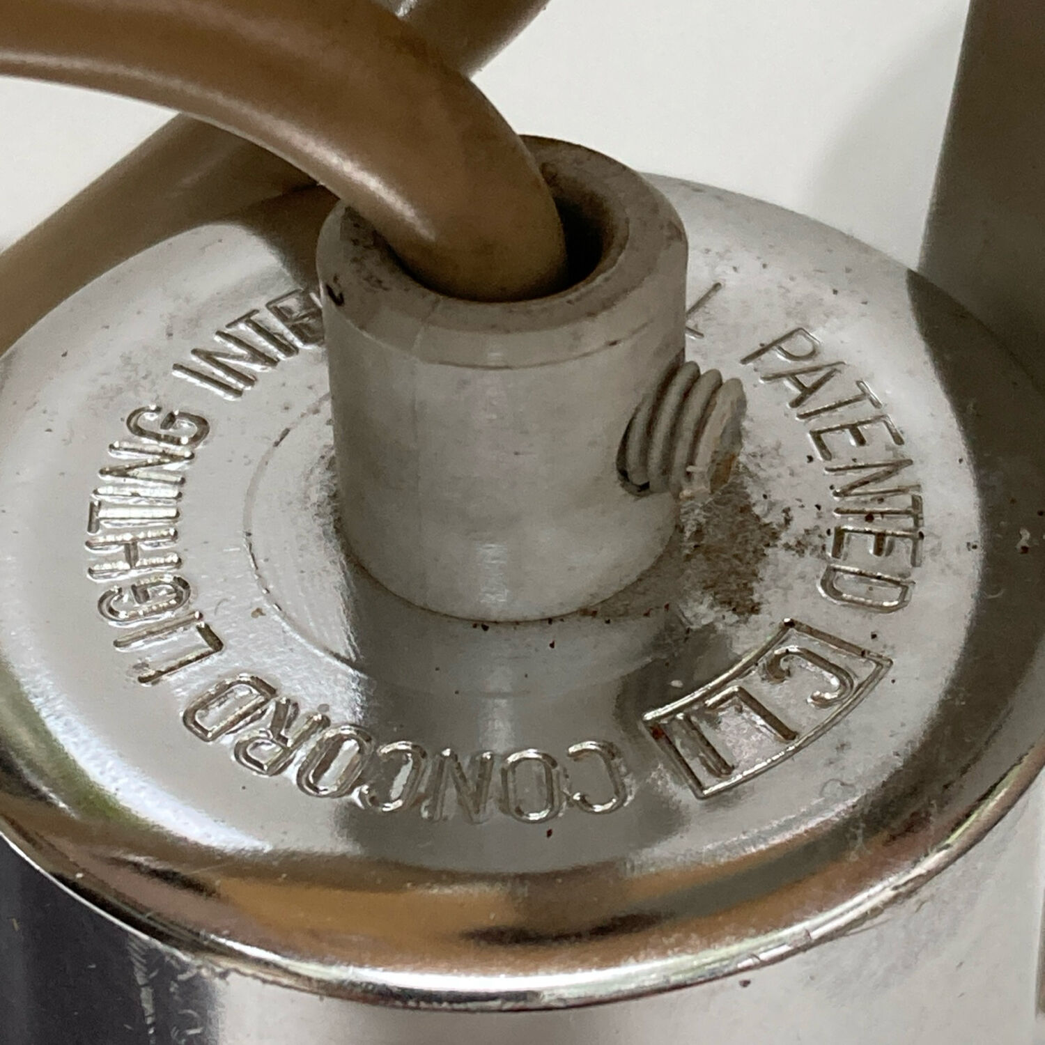 German aluminum wall light CONCORD LIGHTNING MURALE 70’S