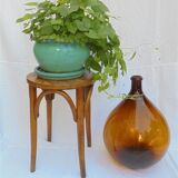 Demijohn in amber glass