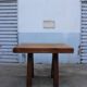 Solid oak table, published by Mobichalet, Belgium, 1950