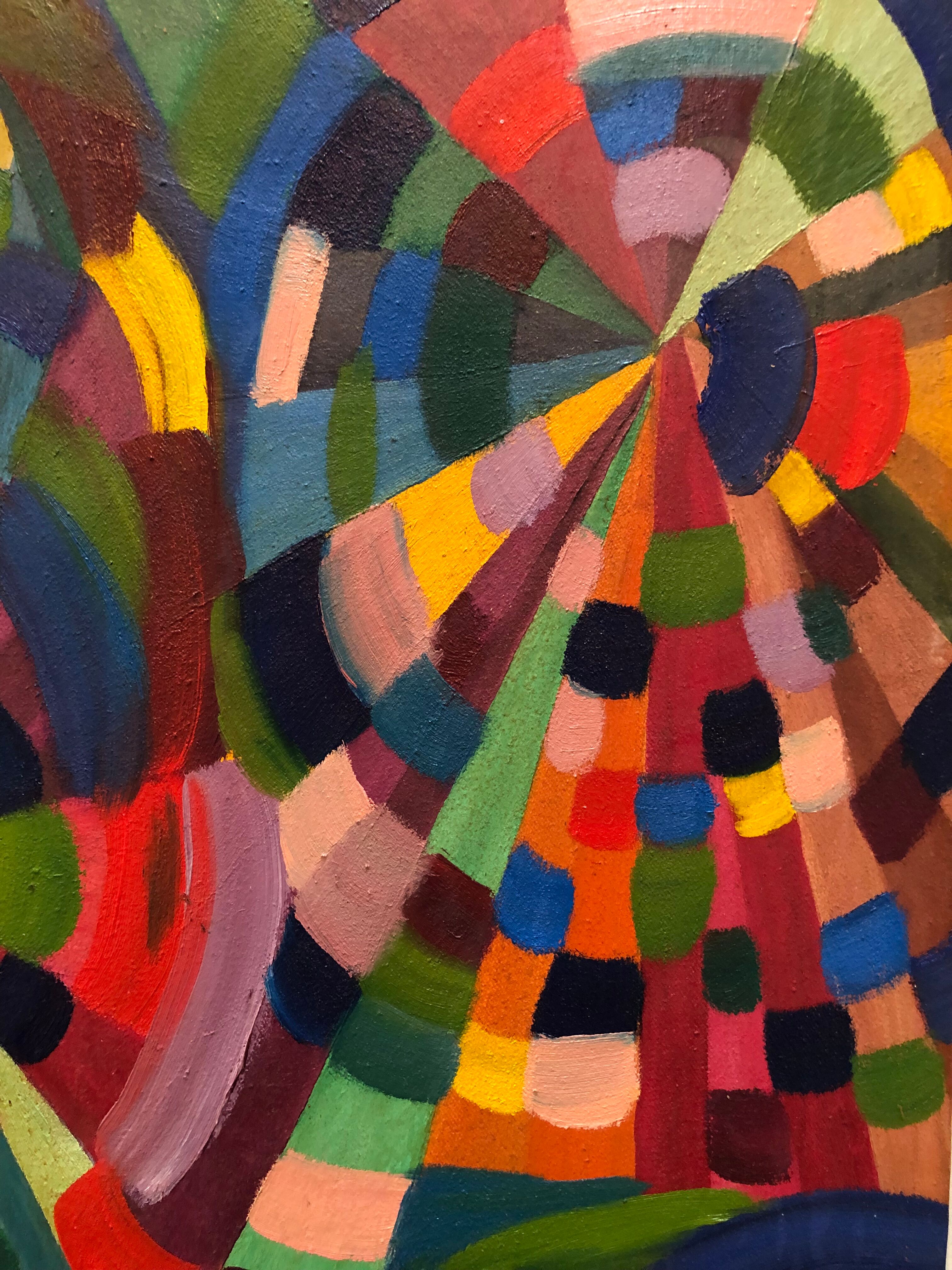 Painting twentieth lyrical abstraction Sonia Delaunay