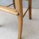 High chair for children in mulched seated wood