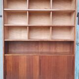 Large teak buffet bookcase 1950