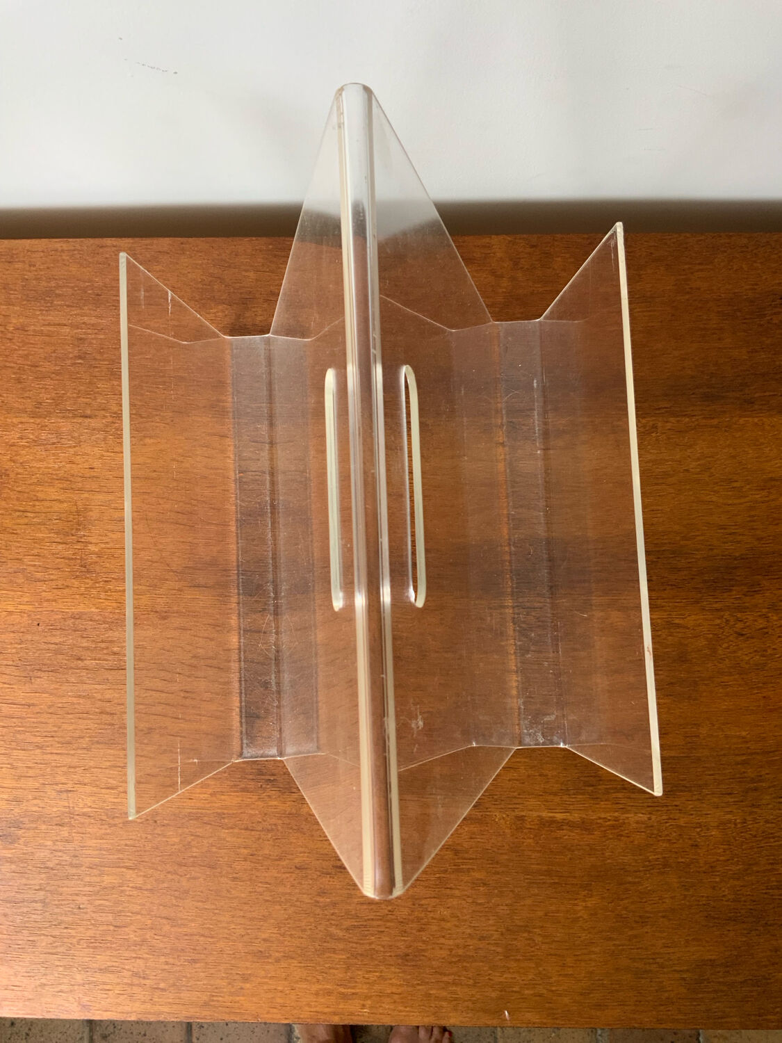 Vintage 70s newspaper rack