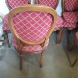 6 chaises médaillon