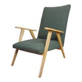 Scandinavian armchair with compass legs