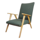 Fauteuil scandinave pieds compas